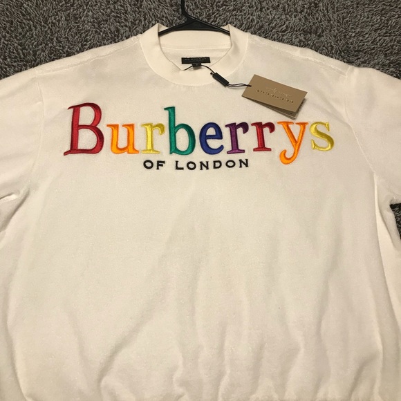 Burberry Embroidered Towelling sweatshirt - Picture 2 of 5